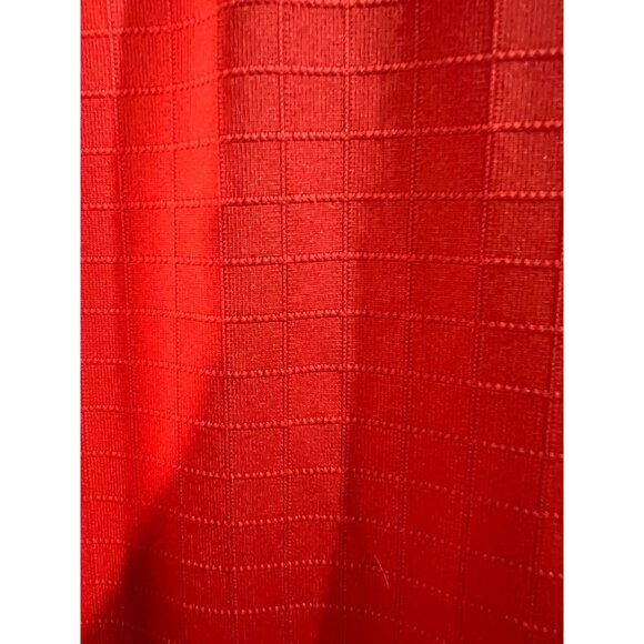 Haggar Cool 18 Perfoamance Men's Polo Shirt XXL Orange Lightweight Short Sleeve - Picture 2 of 7